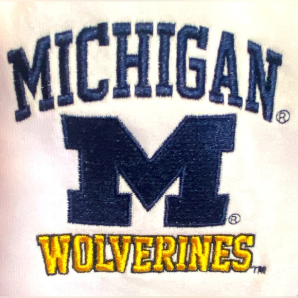University of Michigan (UofM) White and Blue Sweatsuit, Unisex. Authentic, NWT - Picture 11 of 11